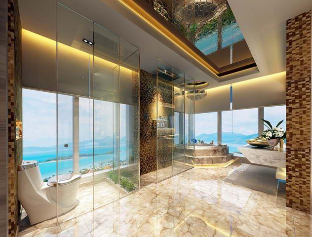 Condominium for sale The Palm Wongamat Pattaya showing the bathroom concept Condominium for sale The Palm Wongamat Pattaya showing the bathroom concept
