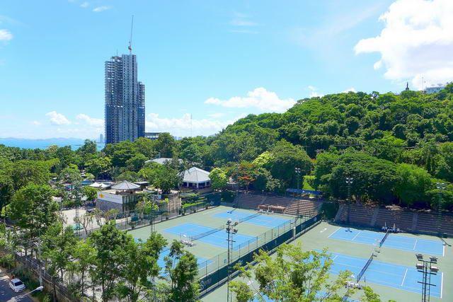 Condominium for sale Pratumnak Hill Pattaya showing the Royal Cliff Tennis Club Views Condominium for sale Pratumnak Hill Pattaya showing the Royal Cliff Tennis Club Views