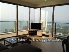 Condominium for rent at Wong Amat Northpoint showing the corner view