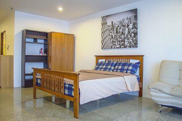 Condominium for sale Jomtien Pattaya showing the bed Condominium for sale Jomtien Pattaya showing the bed