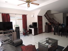 House for sale Pratumnak Hill Pattaya showing the living and office areas