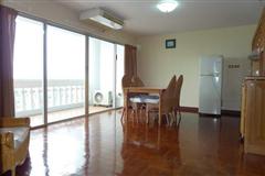 Condominium for sale in Naklua showing the dining area and balcony