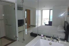 Condominium for sale Naklua showing the master bedroom