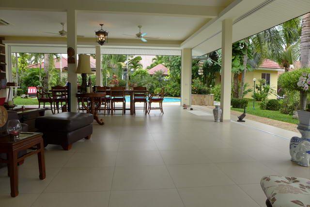 House For Sale Pattaya showing the inside outside living concept House For Sale Pattaya showing the inside outside living concept