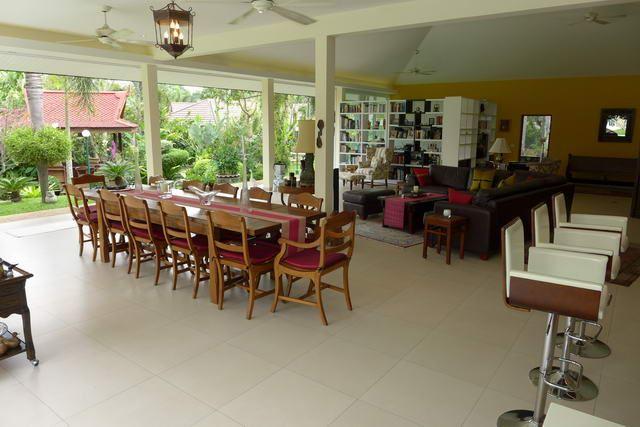 House For Sale Pattaya showing the large dining area House For Sale Pattaya showing the large dining area