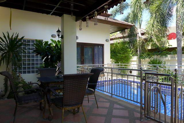 House For Sale Bangsaray showing the pool and terrace House For Sale Bangsaray showing the pool and terrace