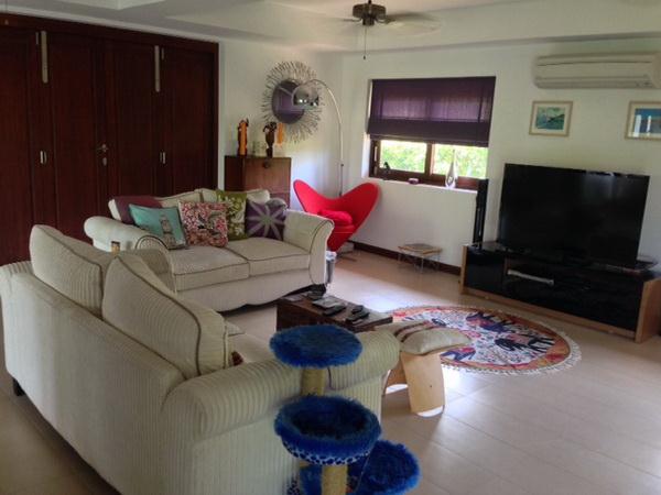 House for rent Bangsaray Pattaya showing the living area House for rent Bangsaray Pattaya showing the living area