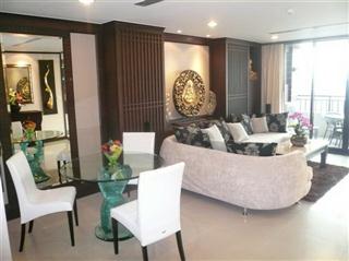 Condominium for rent Prime Suites Pattaya showing the dining and living areas