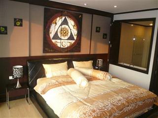 Condominium for rent Prime Suites Pattaya showing the master bedroom