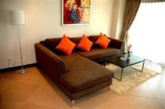 Condominium for rent in Jomtien showing the sitting area