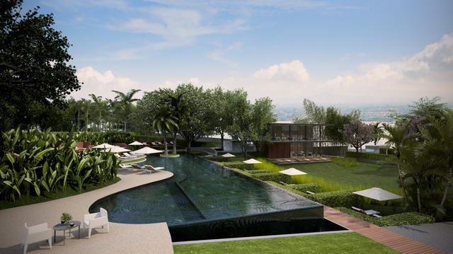 Condominium For Sale Pratumnak showing the communal landscaped areas Condominium For Sale Pratumnak showing the communal landscaped areas