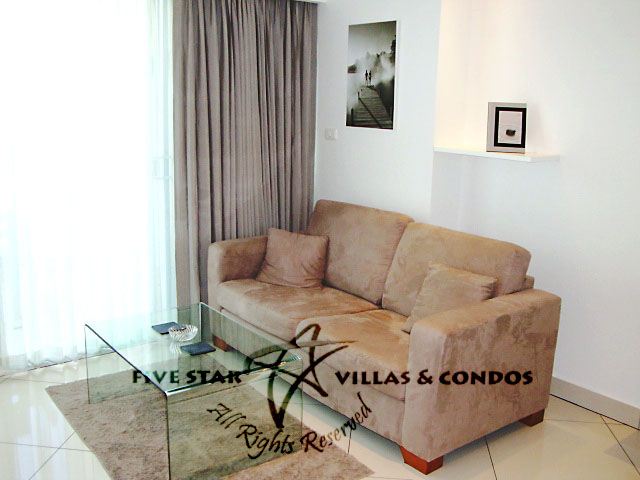 Condominium for rent on Pattaya Beach at VT 6 showing the sitting area Condominium for rent on Pattaya Beach at VT 6 showing the sitting area