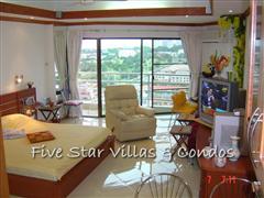 Condominium for rent in Jomtien at View Talay 2A showing the sitting area