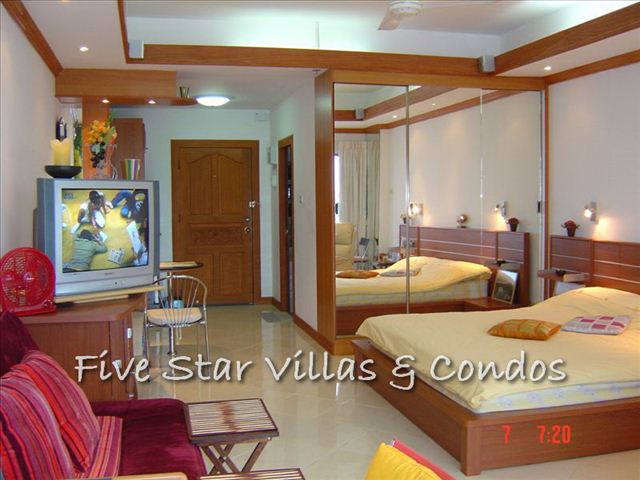Condominium for rent in Jomtien at View Talay 2A showing the studio
