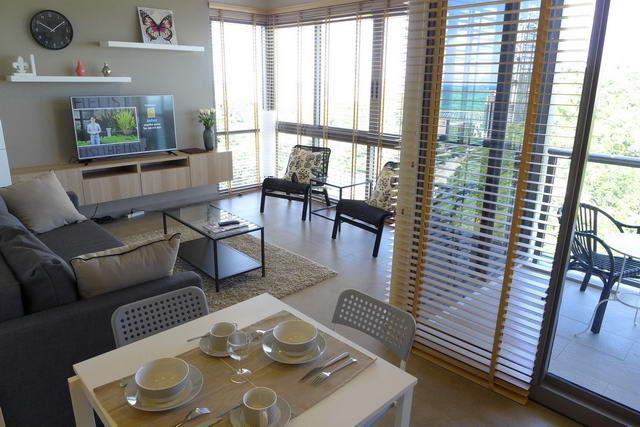 Condominium for sale Pattaya showing the dining and living areas