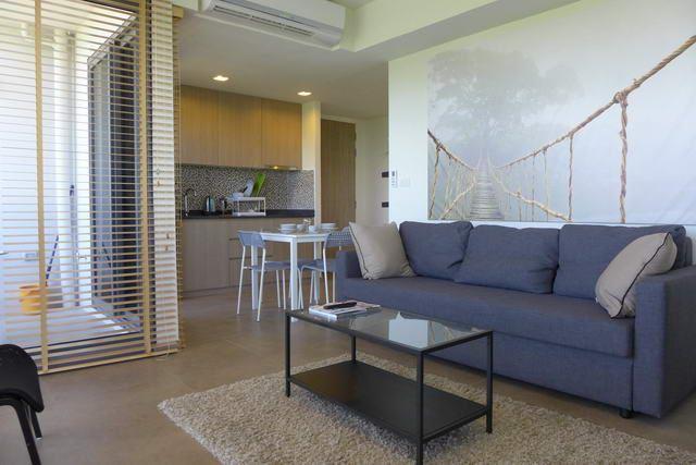 Condominium for sale Pattaya showing the living room Condominium for sale Pattaya showing the living room