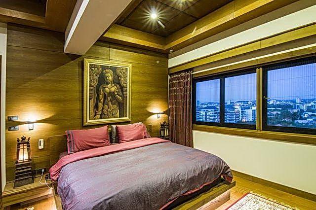 Condominium for sale in Pattaya showing the second bedroom Condominium for sale in Pattaya showing the second bedroom