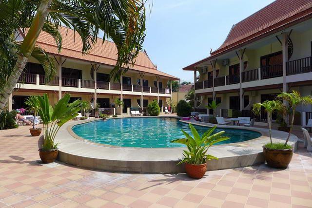 Pool resort and villa business for sale Pratumnak Pattaya showing the communal swimming pool Pool resort and villa business for sale Pratumnak Pattaya showing the communal swimming pool