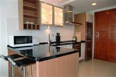 Condominium for sale in Naklua showing the fully equipped kitchen