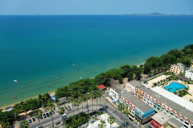Condominium for sale in Jomtien showing the view north Condominium for sale in Jomtien showing the view north