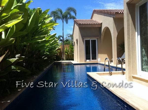 House for rent in East Pattaya showing the private pool