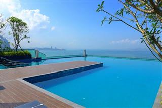 Condominium for sale Wong Amat showing the communal pool