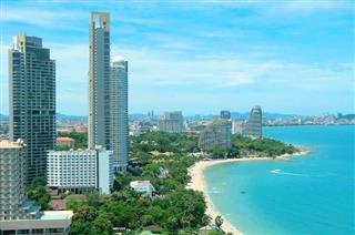 Condominium for sale Northpoint Pattaya showing the panoramic view