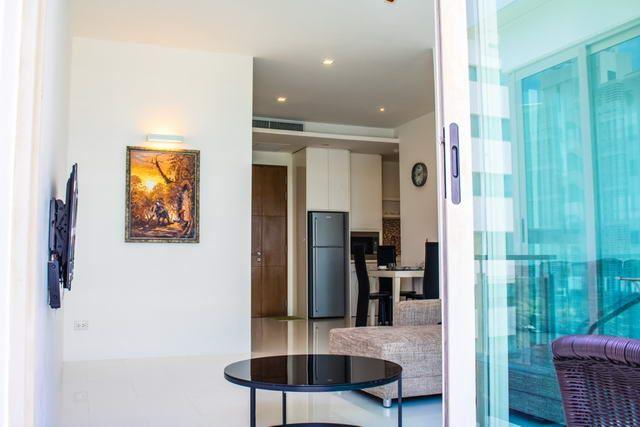 Condominium for sale Wong Amat looking from the balcony Condominium for sale Wong Amat looking from the balcony
