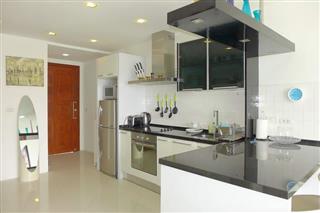Condominium for sale Wong Amat showing the kitchen