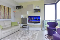 Condominium for rent Pattaya Unixx showing the living room