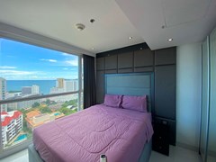 Condominium for rent Pratumnak Hill showing the second bedroom with sea view 