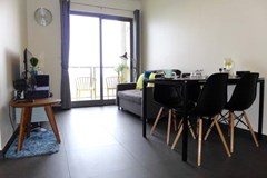 Condominium for Rent Pattaya showing the living and dining areas