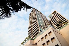 Condominium for rent Northshore Pattaya showing the iconic building