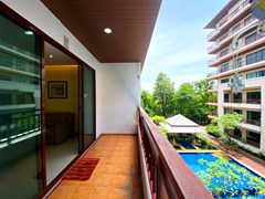 Condominium for Sale Pattaya showing the balcony 
