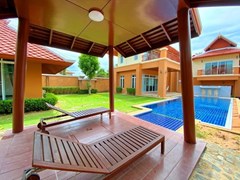 House for rent East Pattaya showing the sala and terrace 