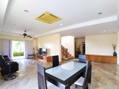 House for rent Mabprachan Pattaya showing the dining and living areas 