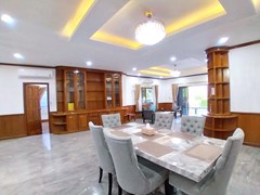 House for sale Pattaya showing the dining and living areas 