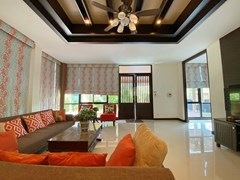 House for sale Pattaya showing the living area and entrance 