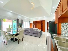 House for sale Pattaya showing the dining and living areas 