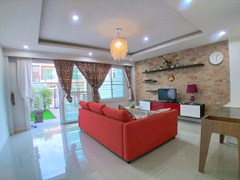 House for sale Pattaya showing the living area and terrace 