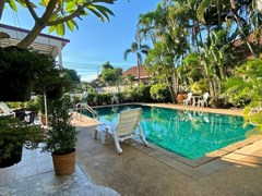 House For Sale Pattaya showing the poolside terrace 