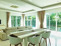 House for Sale at The Vineyard Pattaya showing the dining and living areas 
