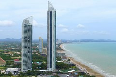 Condominium for rent Jomtien showing the building 