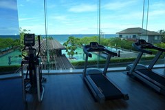 Condominium for rent Jomtien showing the gymnasium 