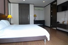 Condominium for rent Pattaya showing the bedroom suite