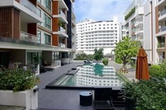 Condominium For Rent Pattaya showing the swimming pool 