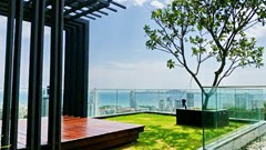 Condominium for rent UNIXX South Pattaya showing the rooftop terrace 