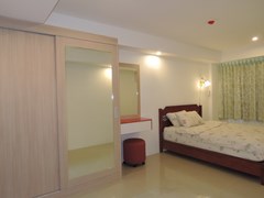 Condominium for rent East Pattaya showing the bedroom area