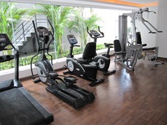 Condominium for rent Pattaya showing the fitness centre