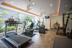 Condominium for rent Pattaya showing the gymnasium 